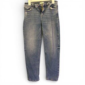 Studio Blue Women's Jeans Size 28 Distressed Mid Rise Slim Fit
